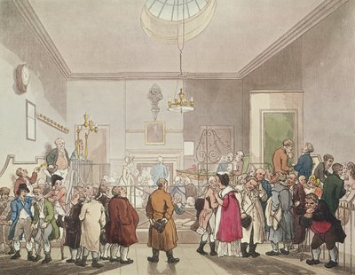 Il palo delle scommesse, fine XVIII secolo da T. and Pugin Rowlandson